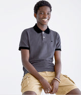 Camiseta Polo Para Hombre Aero Guys SS Solid Polo Charcoal Heather Grey 1043