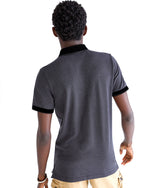 Camiseta Polo Para Hombre Aero Guys SS Solid Polo Charcoal Heather Grey 1043