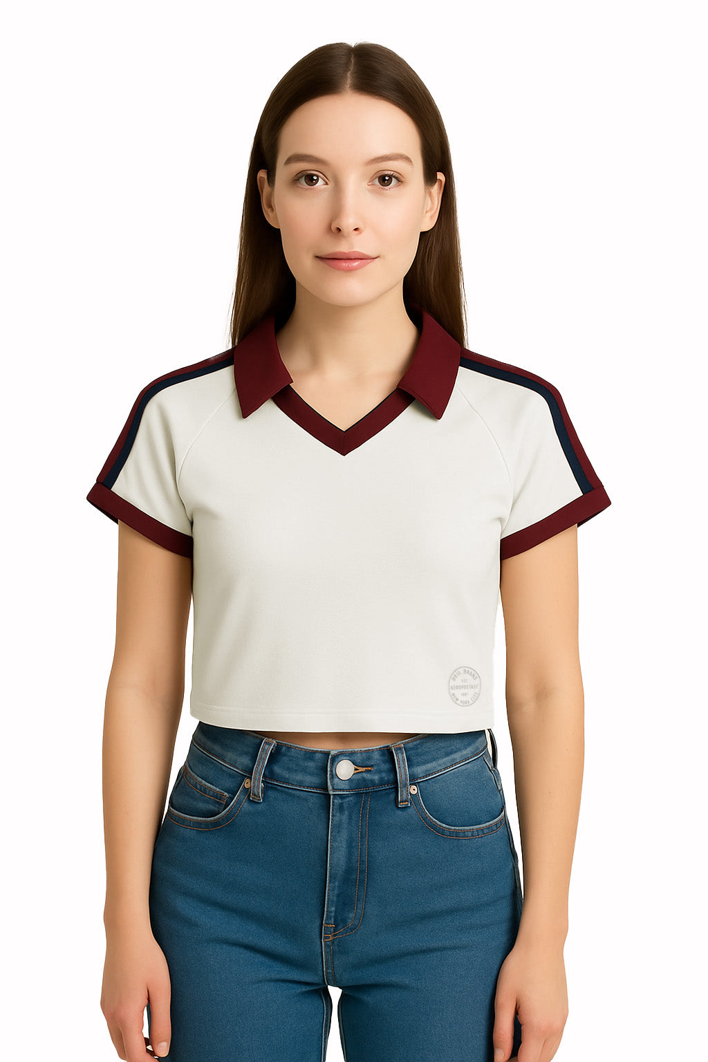 Camiseta Para Mujer Aero Graphic Polo Egret 1085