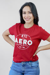Camiseta Para Mujer Graphic Level 2 Aero Graphic Level 2 Namib Red Namib Red 8164