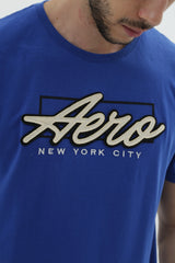 Camiseta Para Hombre Level 2 Graphic Tees Aero Level 2 Graphic Tees Blueberry Blueberry 3332