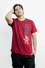 Camiseta Para Hombre Level 2 Graphic Tees Aero Level 2 Graphic Tees Rio Red Red 3338