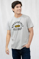 Camiseta Para Hombre Level 1 Graphic Tees Aero Level 1 Graphic Tees Med Hthr Grey Heather Grey 3821