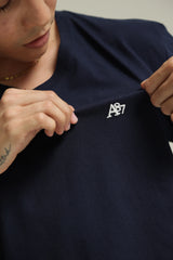 Camiseta Basica Para Hombre Guys Ss Tees Aero Guys Ss Tees Cadet Cadet Navy 4440