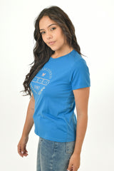 Camiseta Para Mujer Aero Graphic Level 2 Marina 6513