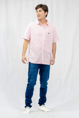 Camisa Para Hombre Guys Ss Woven Shirts Aero Guys Ss Woven Shirts Shell Pink Pink 8770