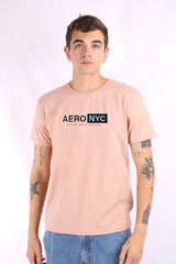 Camiseta Para Hombre Aero Level 2 Graphic Tees Primrose Pink 2637