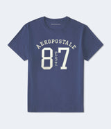 Camiseta Para Hombre Aero Level 2 Graphic Tees Cadet Navy 3329