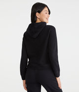 Buzo Para Mujer Girls Fleec Pop Over Aero Girls Fleec Pop Over Dark Black 3559