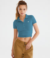 Camiseta Polo Para Mujer Aero Solid Polo Varsity Blue 4164