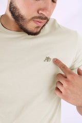 Camiseta Básica Para Hombre Aero Guys SS Tees Egret 4240