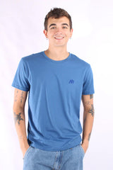 Camiseta Básica Para Hombre Aero Guys SS Tees French Blue 4240