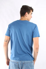 Camiseta Básica Para Hombre Aero Guys SS Tees French Blue 4240