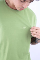 Camiseta Básica Para Hombre Aero Guys SS Tees Green Turquoise 4240