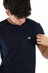 Camiseta Para Hombre Aero Guys Ss Tees Cadet Navy 4240