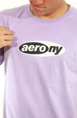 Camiseta Para Hombre Aero Level 2 Graphic Tees Violet Tulip 4627