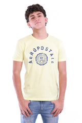 Camiseta Para Hombre Aero Level 1 Graphic Tees Yellow Mist 4619