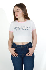 Camiseta Para Mujer Aero Girls Fashion Ss Bright White 6588