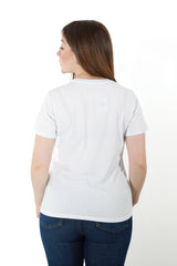 Camiseta Para Mujer Aero Graphic Level 2 Bright White 6604