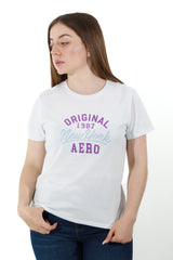 Camiseta Para Mujer Aero Graphic Level 2 Bright White 6604