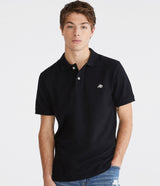 Camiseta Polo Para Hombre Guys SS Solid Polo Dark Black 7907
