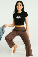 Camiseta Para Mujer Aero Graphic Level 2 Dark Black 6994