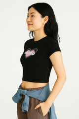 Camiseta Para Mujer Aero Graphic Level 2 Dark Black 6994