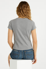 Camiseta Para Mujer Aero Graphic Level 1 Light Heather Grey 7022