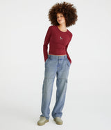 Jean Para Mujer Aero Girls Denim Fashion Cargo Light Wash 9531