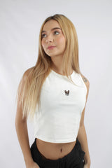 Top Para Mujer Aero Fashion Bare Graphic Bleach 9753