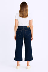 Jean Para Mujer Aero Girls Denim Fashion Wide Leg Dark Wash 9984