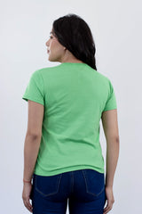 Camiseta Para Mujer Verde Claro Aero Graphic Level 1 6596