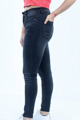Jean Para Mujer Aero Girls Denim Fashion Skinny Dark Black 9006