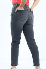Jean Para Mujer Aero Girls Fashion Basic Mom Grey Wash 9009