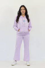 Buzo Para Mujer Morado Claro Aero Girls Fleec Pop Over 3389