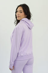 Buzo Para Mujer Morado Claro Aero Girls Fleec Pop Over 3389