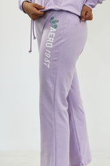 Pantalón Para Mujer Morado Claro Aero Girls Knit Pants 3397