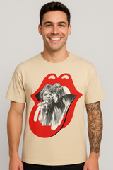 Camiseta Para Hombre Aero Guys Fashion Graphics Egret RS059