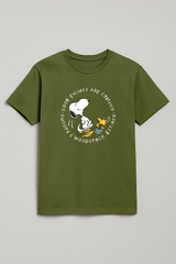 Camiseta para Hombre Aero Guys Fashion Graphics Covert Green PEANUTS 245