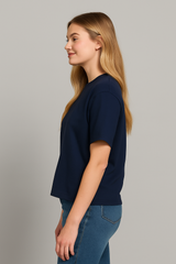 Camiseta para Mujer Aero Graphic Level 2 Cadet Navy PEANUTS 251