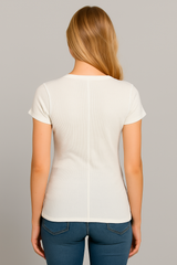 Camiseta para Mujer Aero Girls SS Henley Birch 7036