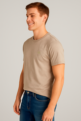 Camiseta Para Hombre Aero Guys SS Tees Khaki 4245