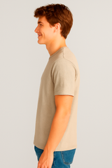 Camiseta Para Hombre Aero BC SS Knits Egret 8999 (RELAXED)