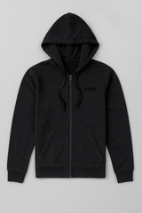 Buzo Para Hombre Aero Guys Full Zip Hoodies Dark Black 5018