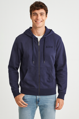 Buzo Para Hombre Aero Guys Full Zip Hoodies Cadet Navy 5619