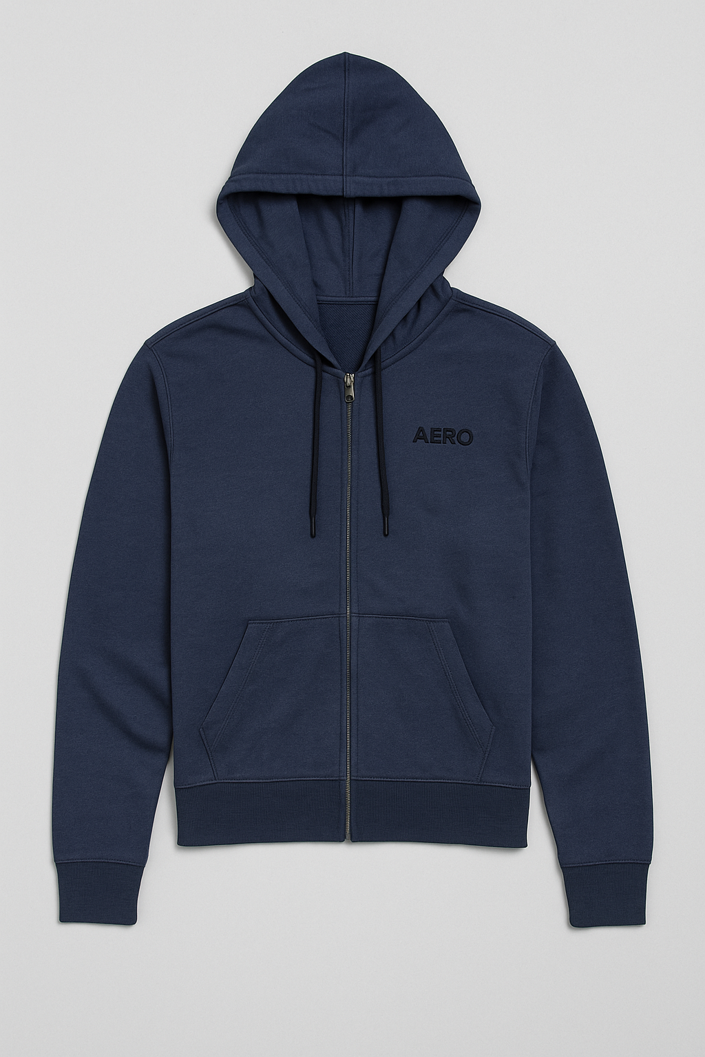 Buzo Para Hombre Aero Guys Full Zip Hoodies Cadet Navy 5619