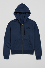 Buzo Para Hombre Aero Guys Full Zip Hoodies Cadet Navy 5619