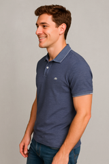 Camiseta Polo Aero Guys SS Novelty Polo Cadet Navy 9834