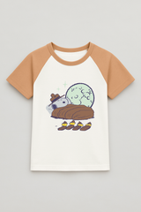 Camiseta de manga corta Kids Aero B Level 2 SS Tofu PEANUTS164 / PRENDA BRILLA EN LA OSCURIDAD