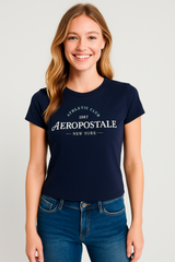 Camiseta Para Mujer Aero Graphic Level 1 Cadet Navy 7065